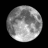 Full Moon, Moon at 15 days in cycle Full Moon, Moon at 15 days in cycle