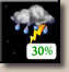 Wednesday Night: Chance Showers And Thunderstorms