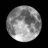 Waning Gibbous, Moon at 17 days in cycle Waning Gibbous, Moon at 17 days in cycle