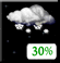 Tuesday Night: Slight Chance Rain And Snow Showers