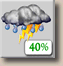 Thursday: Chance Showers And Thunderstorms